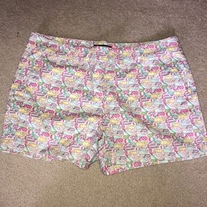 Vineyard Vines pink Kentucky Derby Shorts